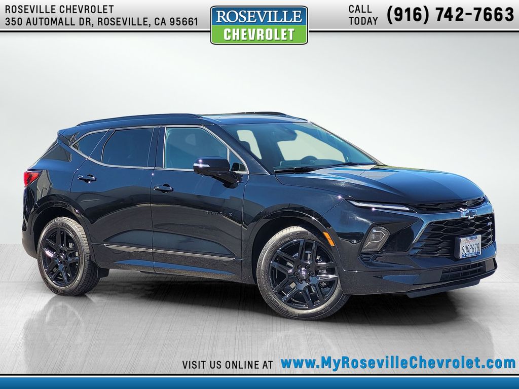 Black 2025 Chevrolet Blazer RS AWD SUV / Crossover All-Wheel Drive 9-Speed Automatic Overdrive