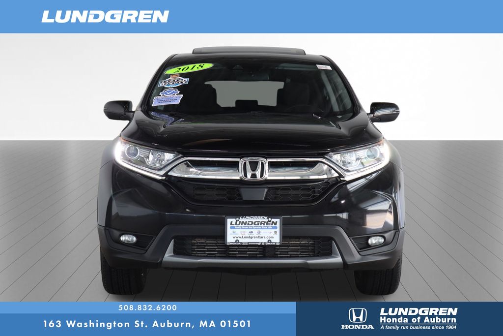 Used 2018 Honda CR-V EX with VIN 7FARW2H5XJE045696 for sale in Auburn, MA