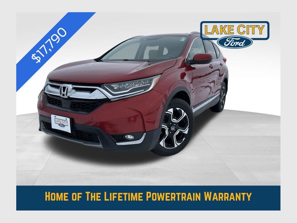 Molten Lava Pearl 2017 Honda CR-V Touring AWD SUV / Crossover All-Wheel Drive Continuously Variable Transmission