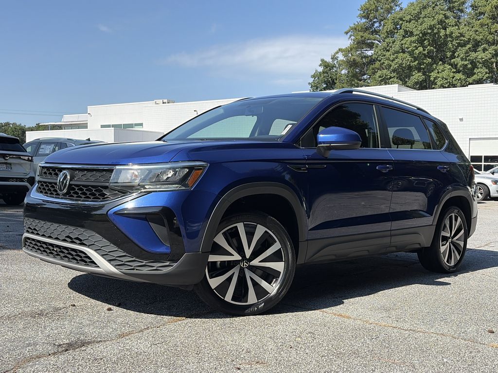Cornflower Blue 2022 Volkswagen Taos SUV / Crossover Front-Wheel Drive 8-Speed Automatic