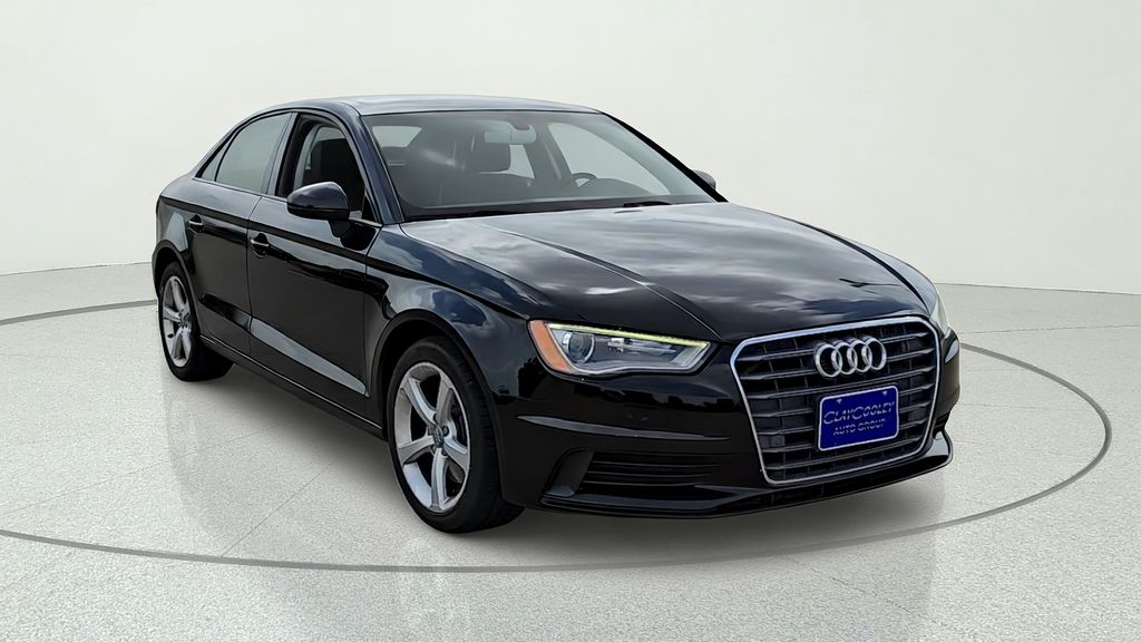 Brilliant Black 2016 Audi A3 Sedan Front-Wheel Drive 6-Speed Automatic