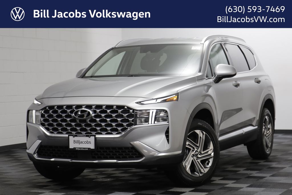 Shimmering Silver Pearl 2022 Hyundai Santa Fe SUV / Crossover All-Wheel Drive 8-Speed Automatic