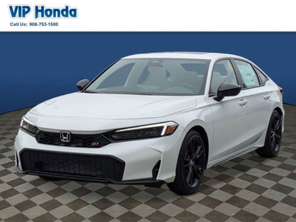 Gray (Platinum) 2026 Honda Civic Si FWD Sedan Front-Wheel Drive 6-Speed Manual