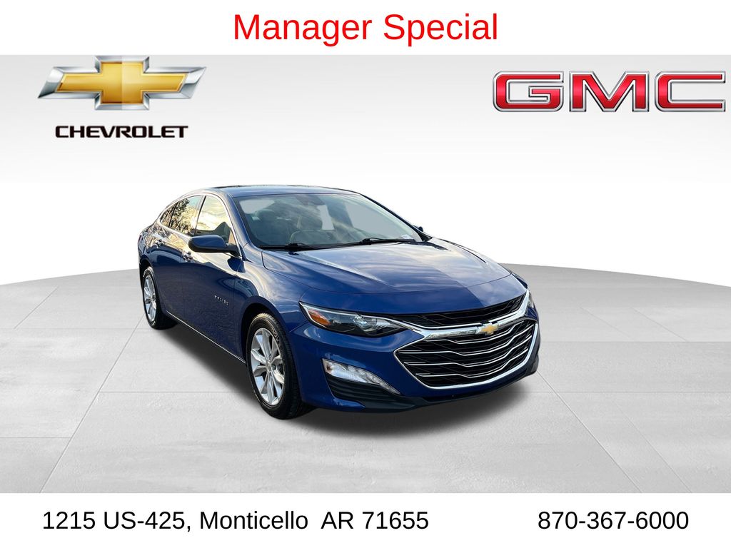 Riverside Blue Metallic 2023 Chevrolet Malibu LT with 1LT FWD Sedan Front-Wheel Drive Continuously Variable Transmission