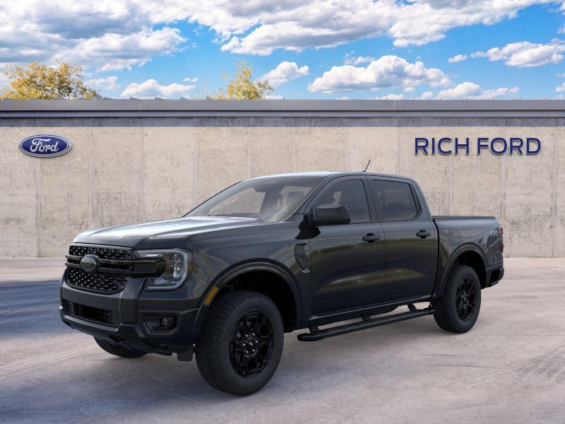 Shadow Black 2026 Ford Ranger Pickup Truck Four-Wheel Drive Automatic