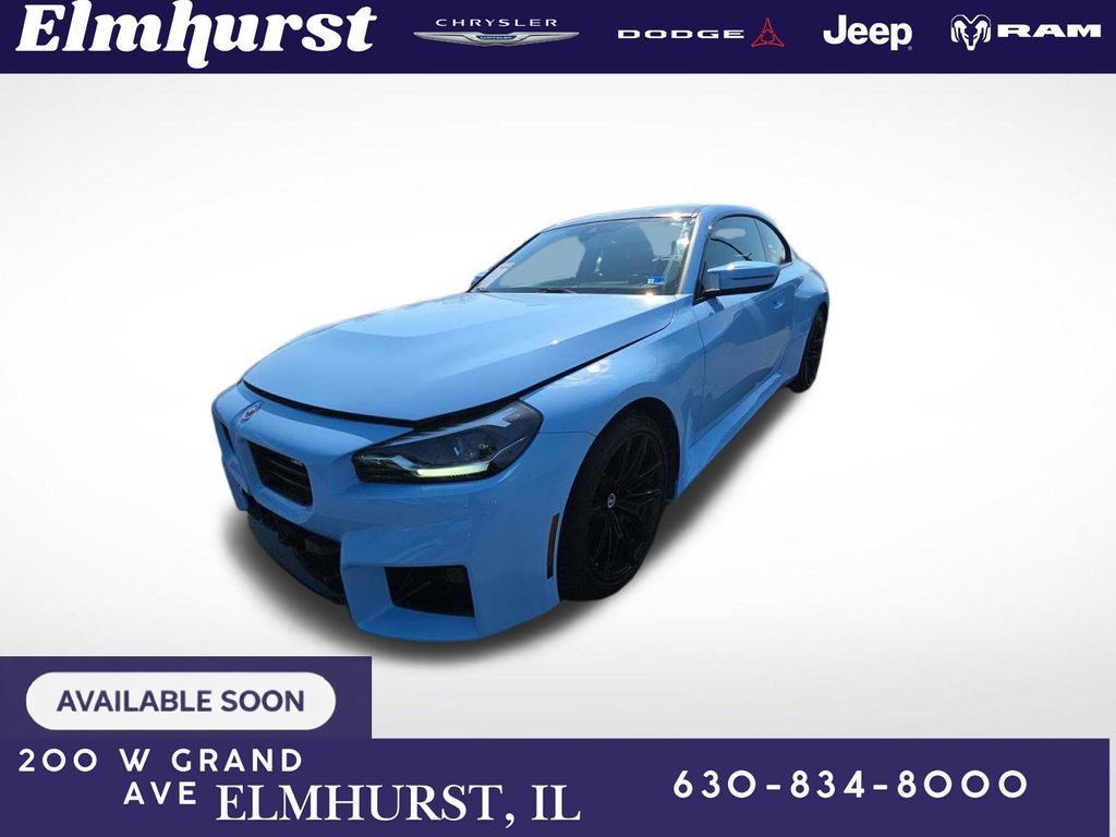 Blue 2023 BMW M2 RWD Coupe Rear-Wheel Drive 6-Speed Manual