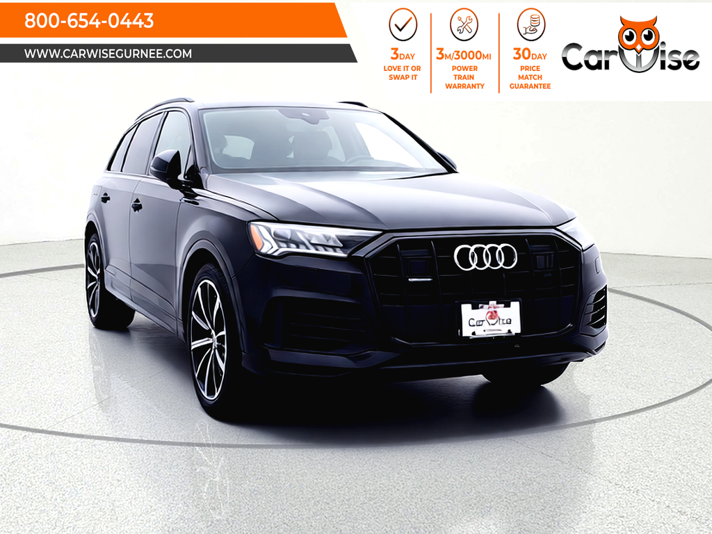 Orca Black Metallic 2021 Audi Q7 quattro Prestige 55 TFSI SUV / Crossover All-Wheel Drive 8-Speed Automatic