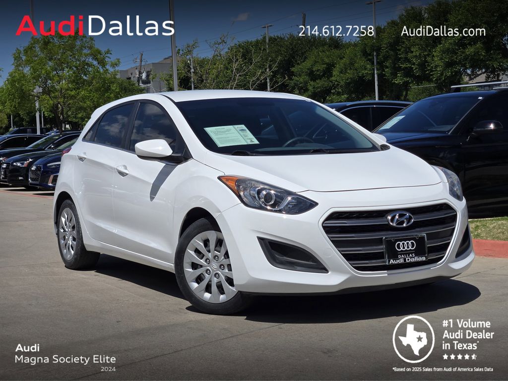 Ceramic White 2016 Hyundai Elantra GT FWD Hatchback Front-Wheel Drive 6-Speed Automatic