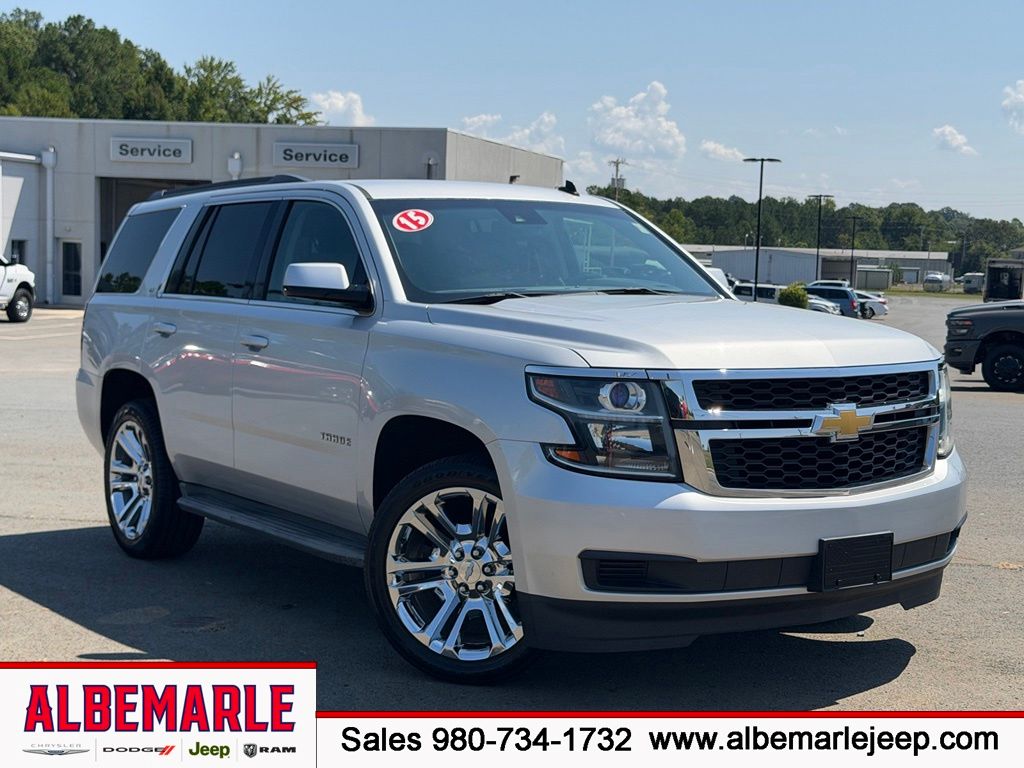 Silver Ice Metallic 2015 Chevrolet Tahoe SUV / Crossover Four-Wheel Drive 6-Speed Automatic Overdrive