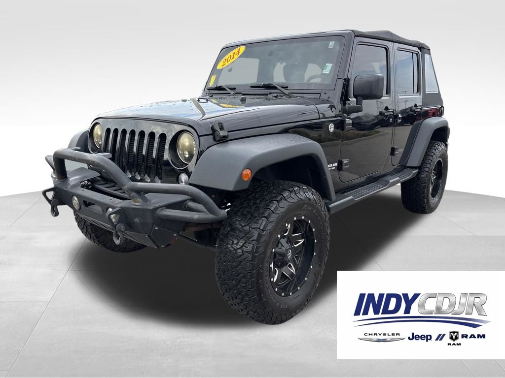 Black Clearcoat 2014 Jeep Wrangler Unlimited Sport 4WD SUV / Crossover Four-Wheel Drive 5-Speed Automatic