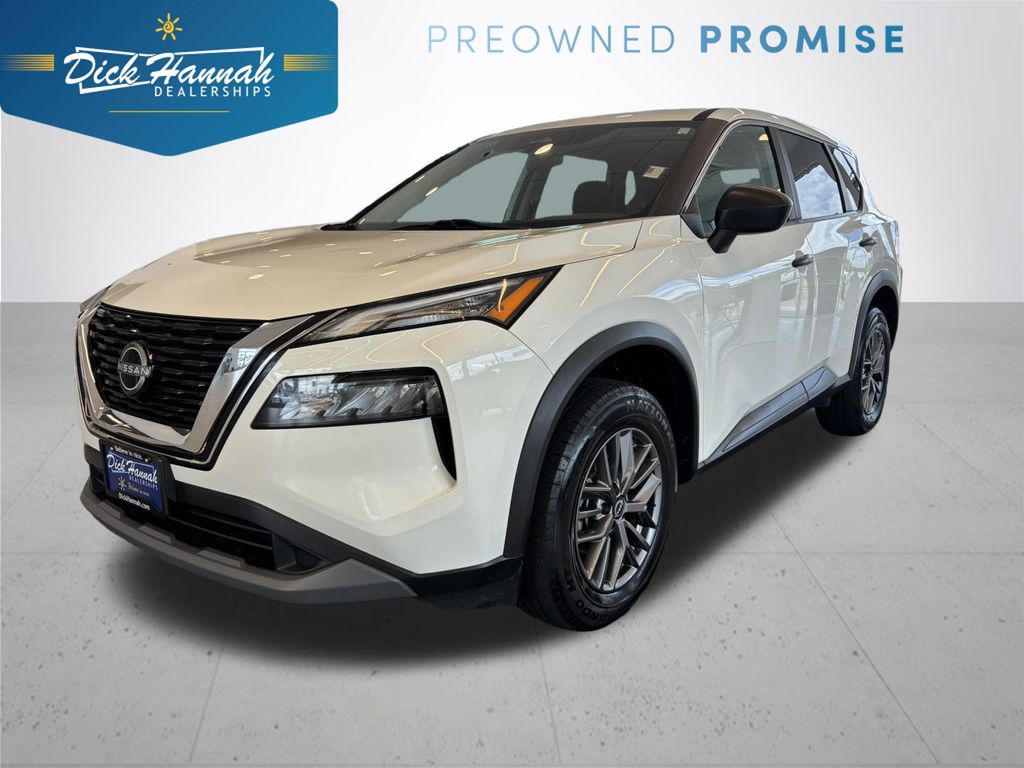 Glacier White 2023 Nissan Rogue SUV / Crossover All-Wheel Drive Continuously Variable Transmission