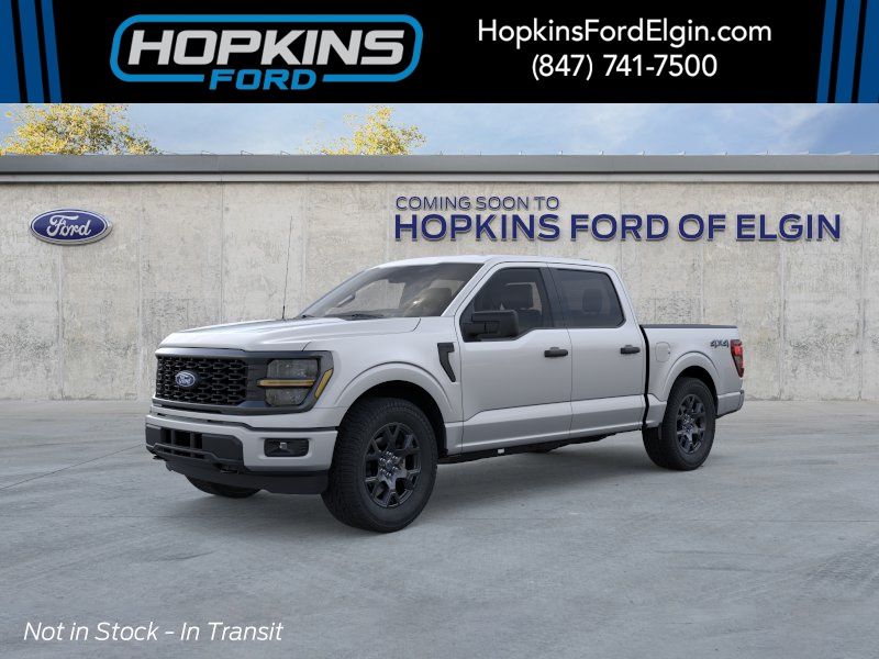 Iconic Silver Metallic 2026 Ford F-150 Pickup Truck Four-Wheel Drive Automatic