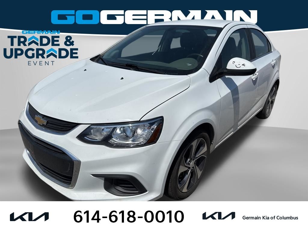 Summit White 2020 Chevrolet Sonic Premier Sedan FWD Sedan Front-Wheel Drive 6-Speed Automatic