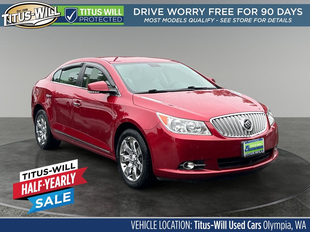 Crystal Red Tintcoat 2012 Buick LaCrosse Sedan 6-Speed Automatic