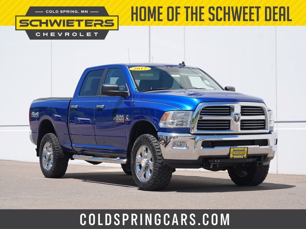 Blue Streak Pearlcoat 2017 RAM 2500 Big Horn Crew Cab 4WD Pickup Truck Four-Wheel Drive 6-Speed Automatic