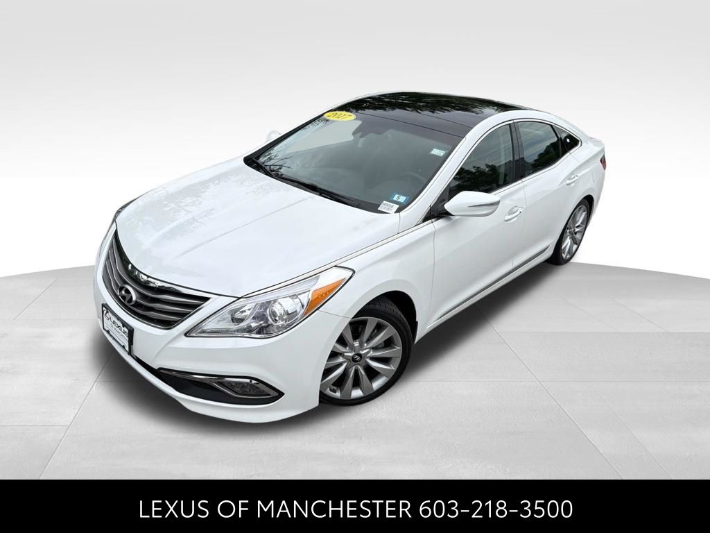 Diamond White Pearl 2017 Hyundai Azera Sedan Front-Wheel Drive 6-Speed Automatic