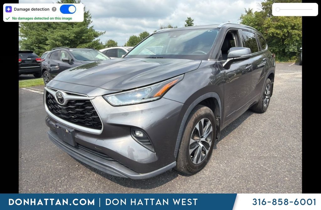 Magnetic Gray Metallic 2021 Toyota Highlander SUV / Crossover All-Wheel Drive 8-Speed Automatic