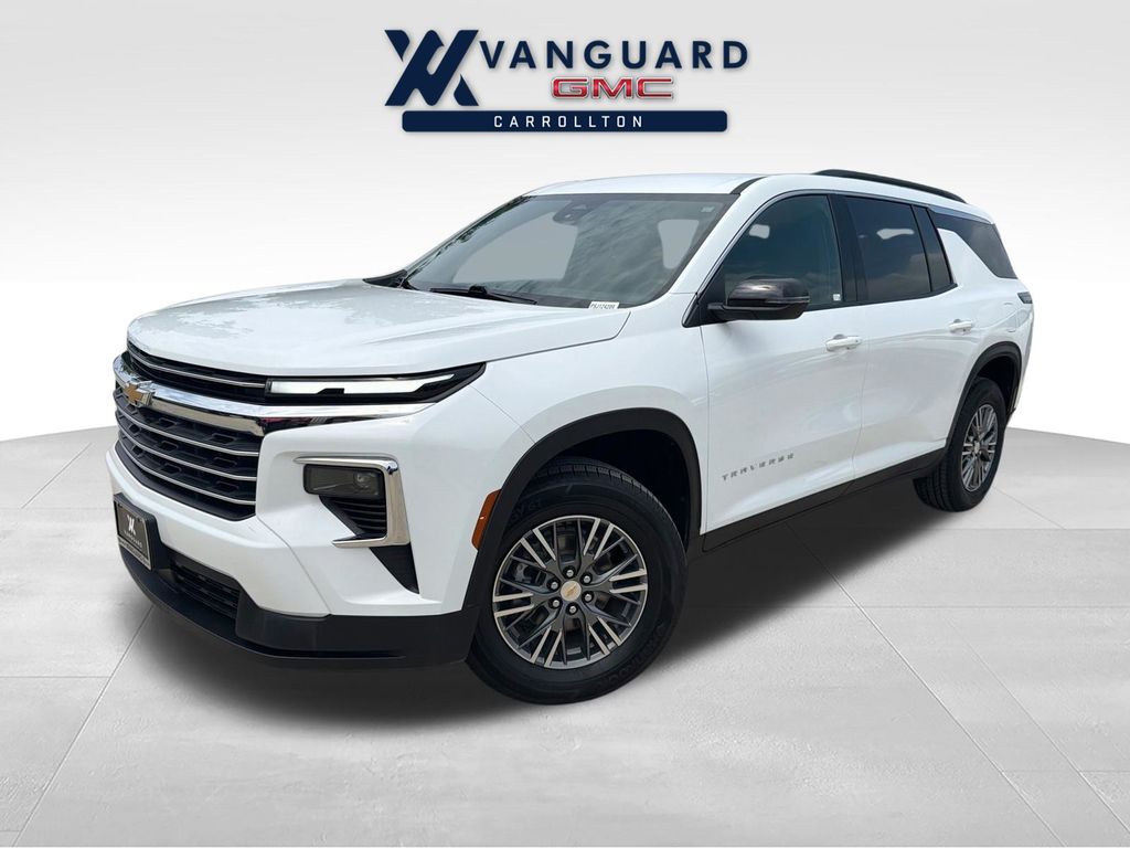 Summit White 2025 Chevrolet Traverse SUV / Crossover Four-Wheel Drive 8-Speed Automatic