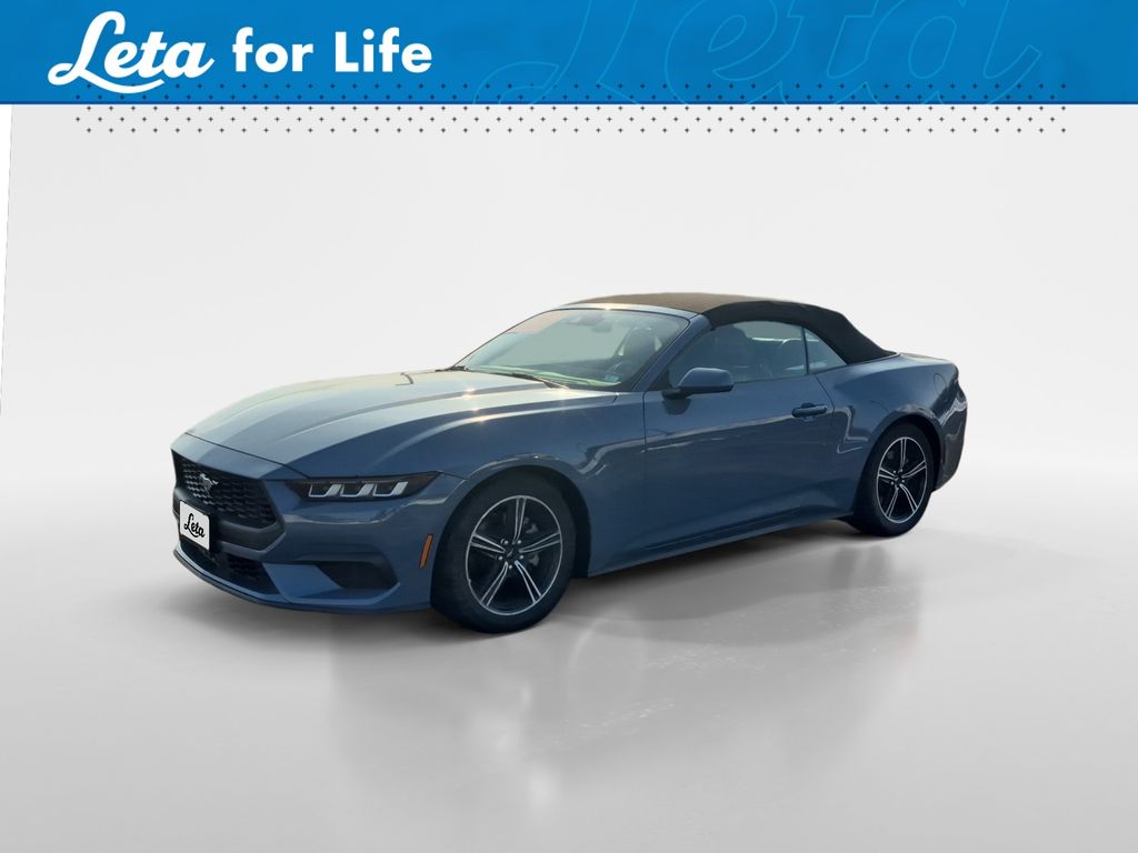 Vapor Blue 2024 Ford Mustang EcoBoost Premium Convertible RWD Convertible Rear-Wheel Drive Automatic