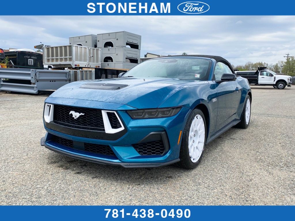 Adriatic Blue Metallic 2026 Ford Mustang Convertible Rear-Wheel Drive Automatic