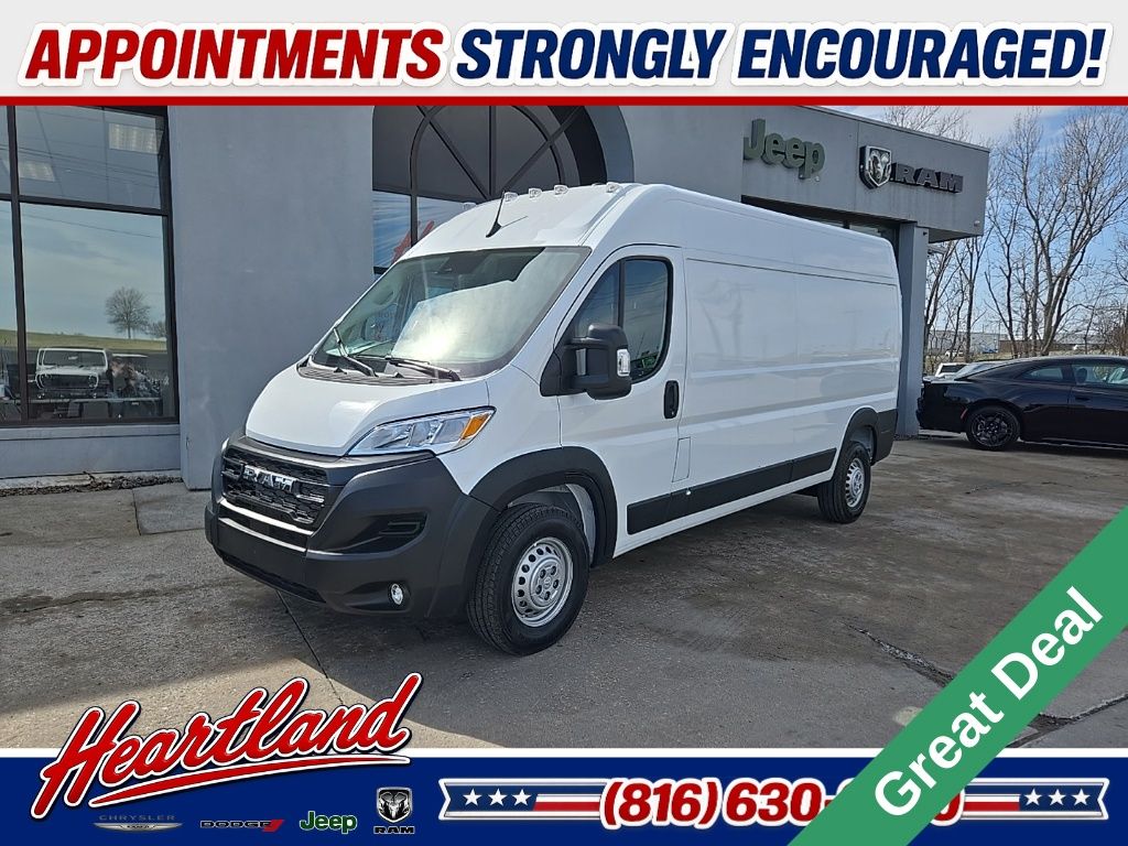 Bright White Clearcoat 2026 RAM ProMaster Van 9-Speed Automatic