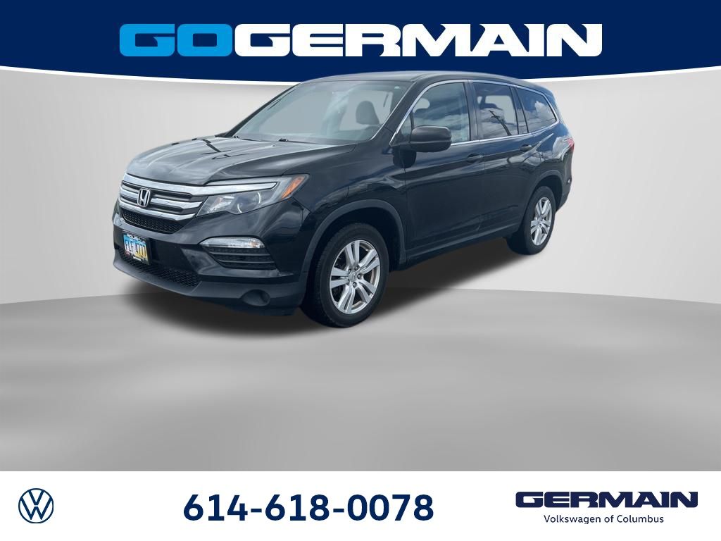 Crystal Black Pearl 2017 Honda Pilot LX AWD SUV / Crossover All-Wheel Drive 6-Speed Automatic