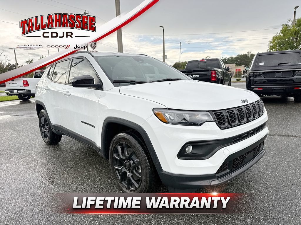 Bright White Clearcoat 2026 Jeep Compass SUV / Crossover Four-Wheel Drive 8-Speed Automatic