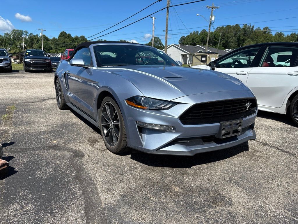 Blue Metallic 2022 Ford Mustang Convertible Rear-Wheel Drive Automatic