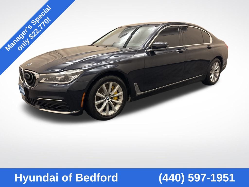 Imperial Blue Metallic 2019 BMW 7 Series 750i xDrive AWD Sedan All-Wheel Drive 8-Speed Automatic