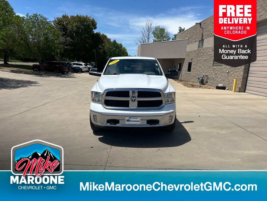 Bright White Clearcoat 2014 RAM 1500 Pickup Truck Four-Wheel Drive 8-Speed Automatic