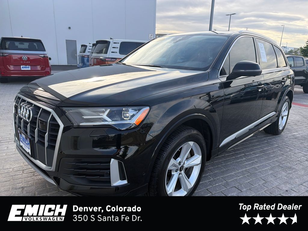 Mythos Black Metallic 2023 Audi Q7 SUV / Crossover All-Wheel Drive 8-Speed Automatic
