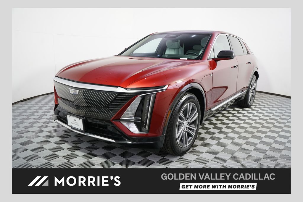 Radiant Red 2024 Cadillac LYRIQ Luxury 1 AWD SUV / Crossover All-Wheel Drive 1-Speed Automatic