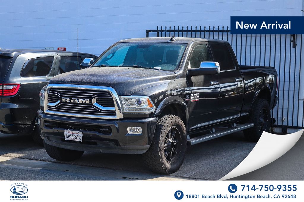 Brilliant Black Crystal Pearlcoat 2018 RAM 2500 Pickup Truck Four-Wheel Drive 6-Speed Automatic