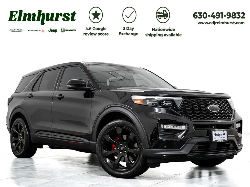 Black 2021 Ford Explorer SUV / Crossover All-Wheel Drive Automatic