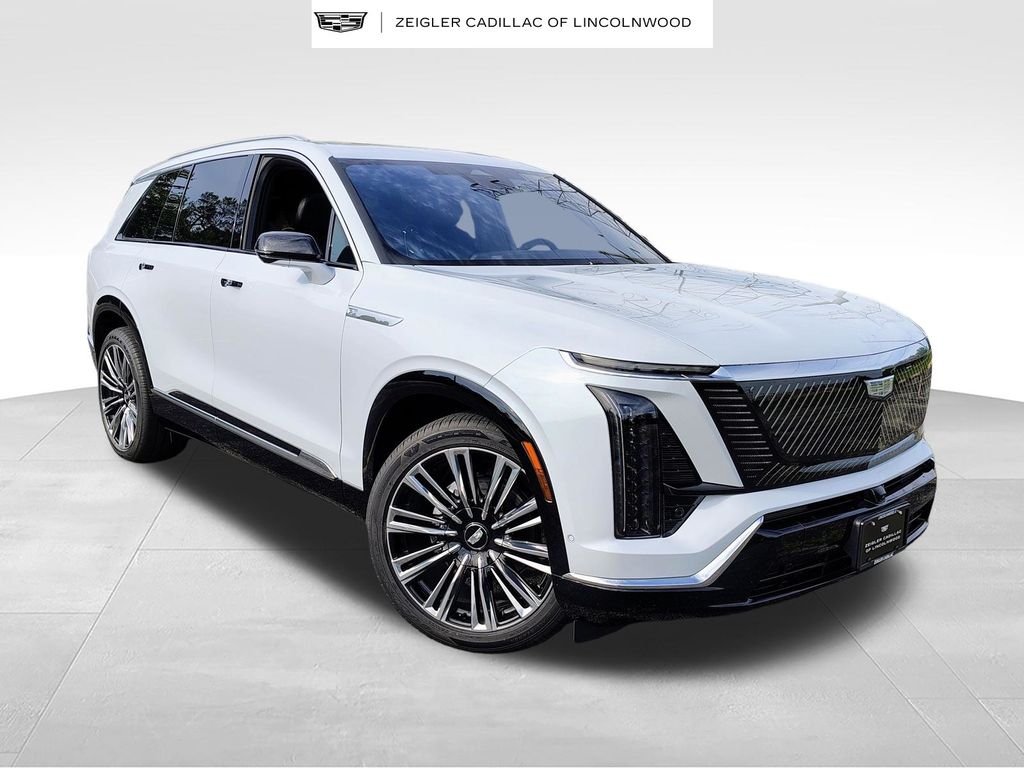 Vibrant White Tricoat 2027 Cadillac VISTIQ SUV / Crossover All-Wheel Drive 1-Speed Automatic