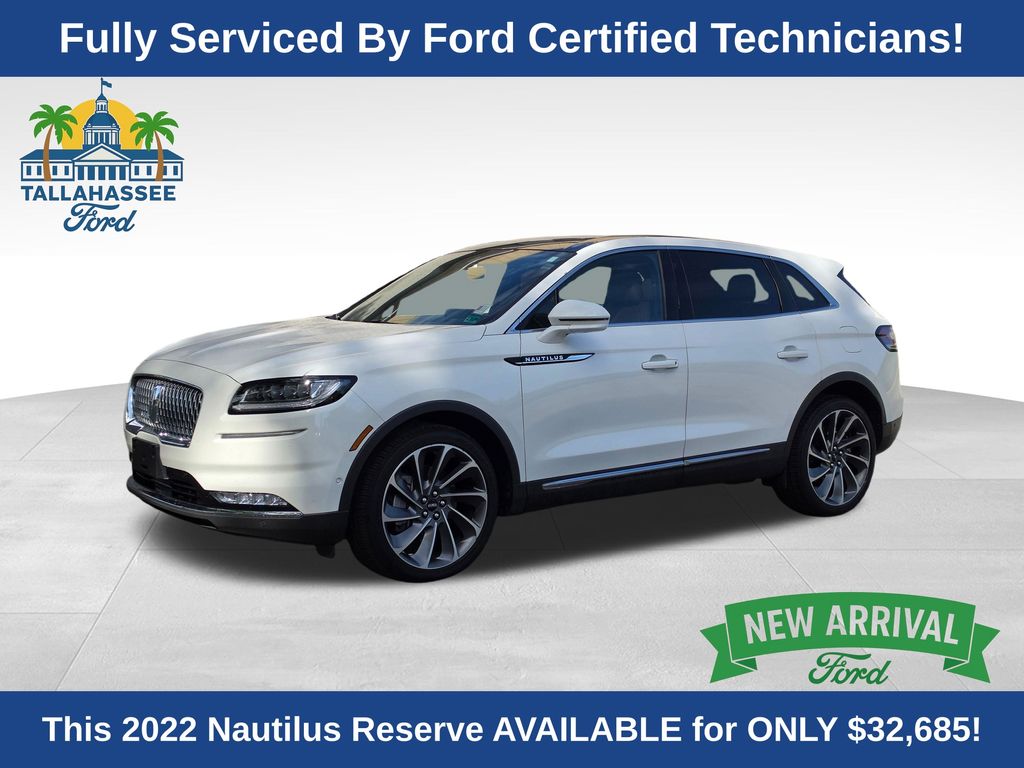 Pristine White Metallic Tri-Coat 2022 Lincoln Nautilus Reserve AWD SUV / Crossover All-Wheel Drive 8-Speed Automatic