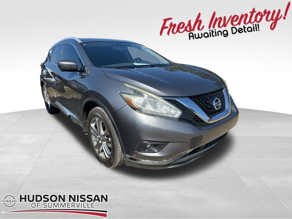 2015 Gun Metallic Nissan Murano Platinum FWD SUV