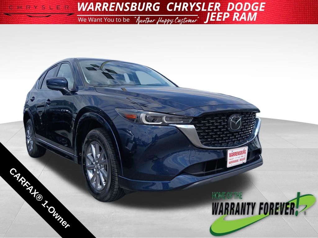 Deep Crystal Blue Mica 2025 Mazda CX-5 2.5 S Preferred AWD SUV / Crossover All-Wheel Drive 6-Speed Automatic