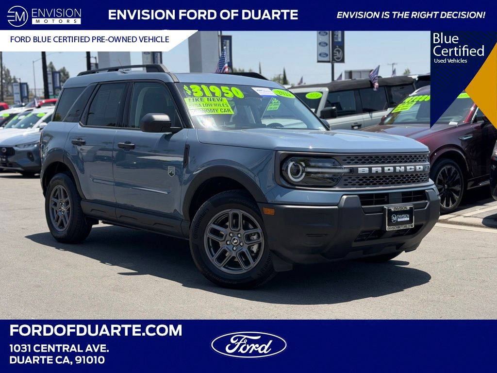 Blue (Azure Gray Metallic) 2025 Ford Bronco Sport SUV / Crossover All-Wheel Drive 8-Speed Automatic