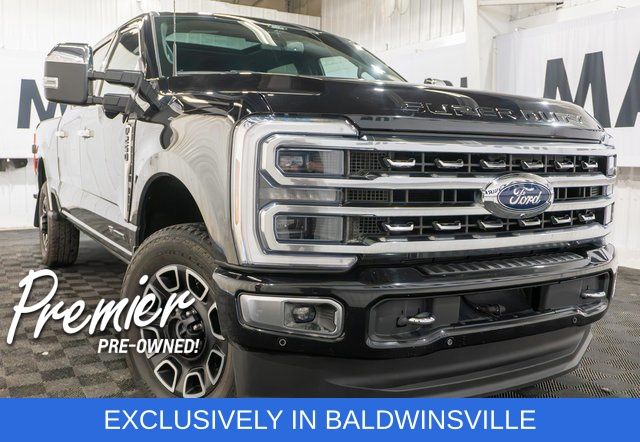 Black 2024 Ford F-250 Super Duty Pickup Truck Four-Wheel Drive Automatic