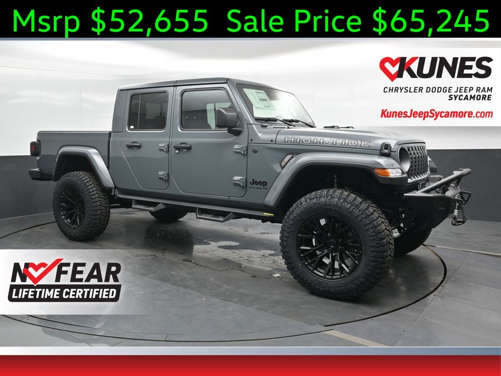 Anvil Clearcoat 2025 Jeep Gladiator Willys Crew Cab 4WD Pickup Truck Four-Wheel Drive 8-Speed Automatic