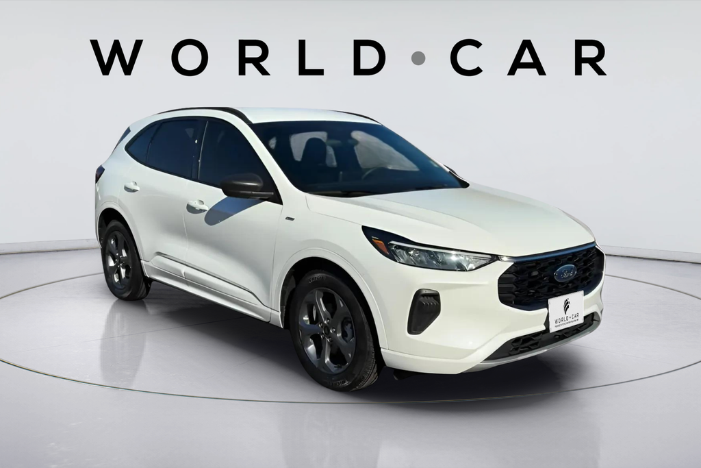 White Metallic 2024 Ford Escape Hybrid SUV / Crossover Front-Wheel Drive Continuously Variable Transmission