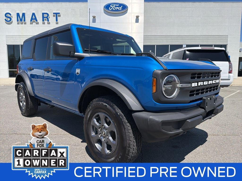 Blue Metallic 2025 Ford Bronco Big Bend 4-Door 4WD SUV / Crossover Four-Wheel Drive Automatic