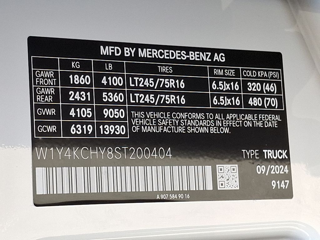 2025 Mercedes-Benz Sprinter 2500 19