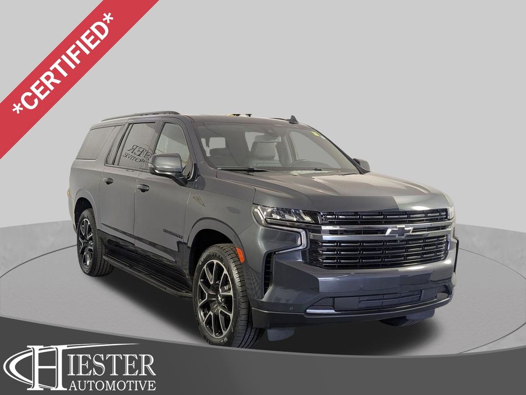 Evergreen Gray Metallic 2022 Chevrolet Suburban SUV / Crossover Four-Wheel Drive