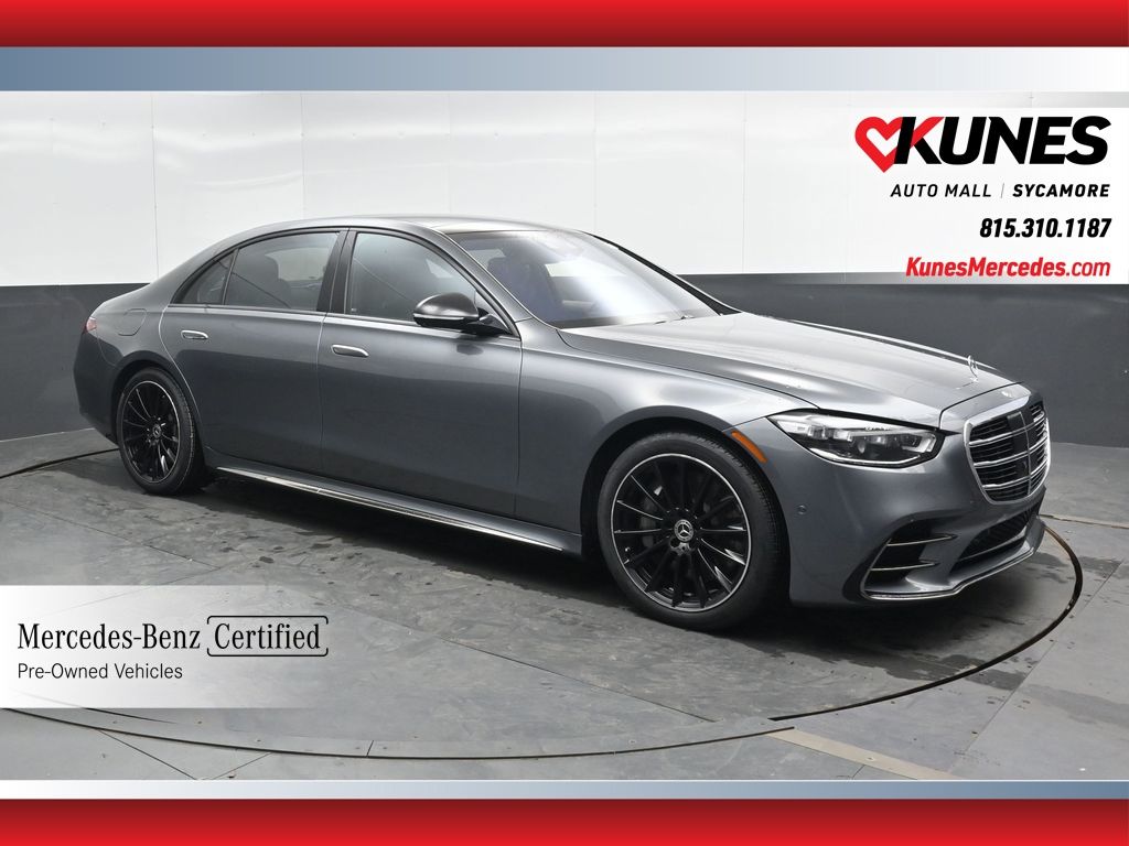 Selenite Gray Metallic 2023 Mercedes-Benz S-Class S 580e 4MATIC AWD Sedan All-Wheel Drive 9-Speed Automatic