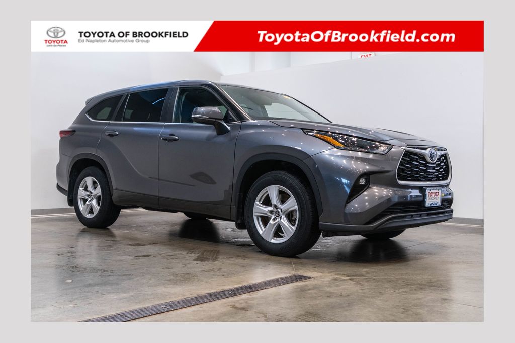 Magnetic Gray Metallic 2025 Toyota Highlander SUV / Crossover All-Wheel Drive 8-Speed Automatic