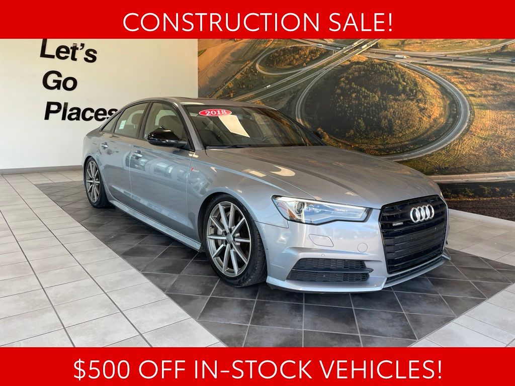 Gray Metallic 2018 Audi A6 Sedan 8-Speed Automatic