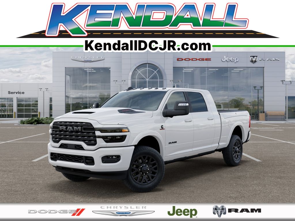 Bright White Clearcoat 2026 RAM 2500 Limited Mega Cab 4WD Pickup Truck Four-Wheel Drive 8-Speed Automatic