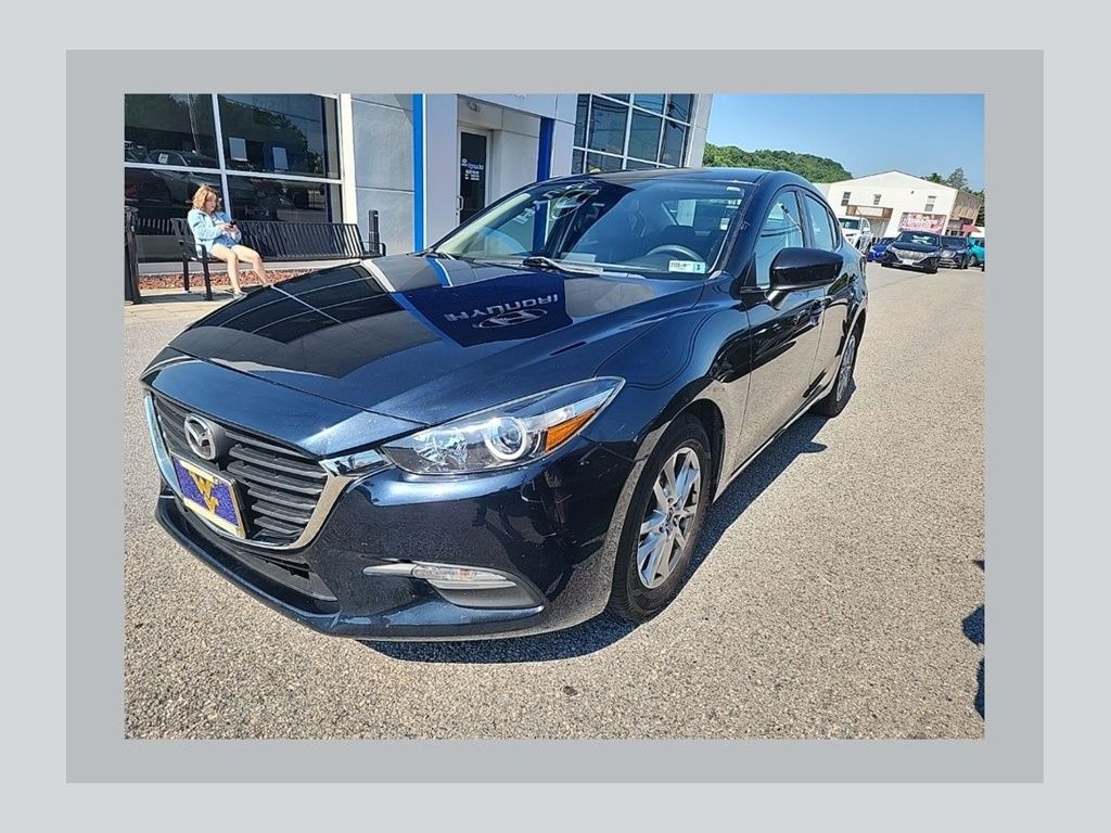 Jet Black Mica 2018 Mazda MAZDA3 Sedan Front-Wheel Drive 6-Speed Automatic